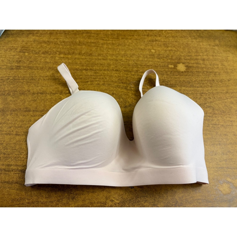 Soma Enbliss Wireless Bra 40D Soft‎ Nude Pink 1018 Comfort Smooth Everyday